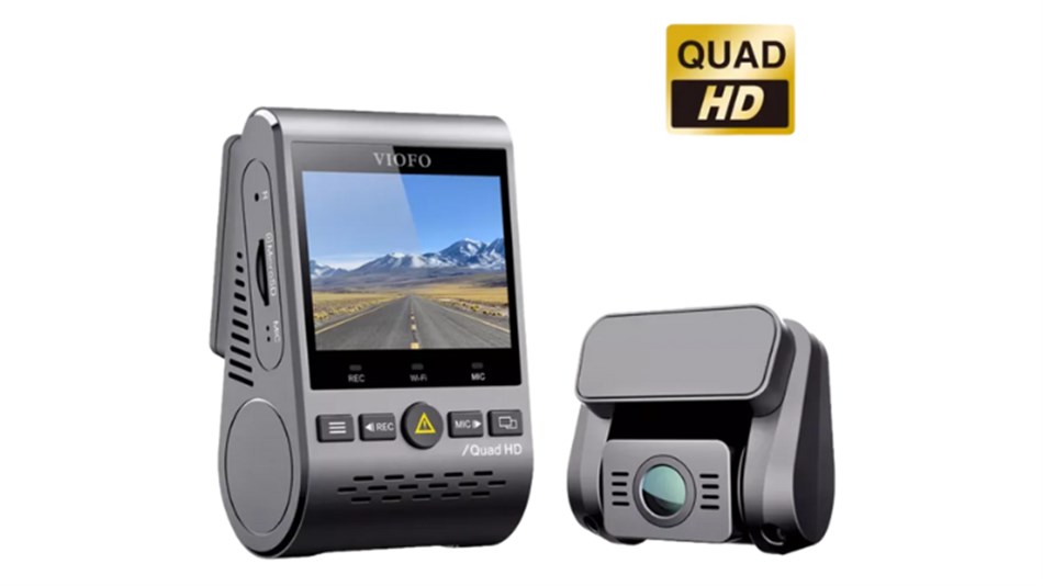 VIOFO - מצלמת דרך A129 PLUS DUO WIFI 2K GPS דגם 37000-129-05 - כולל משלוח