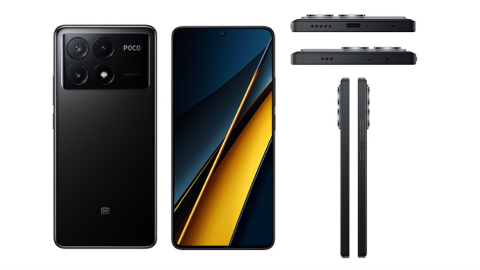 POCO - סמארטפון X6 PRO 5G גרסה 12GB+512GB צבע שחור - כולל משלוח