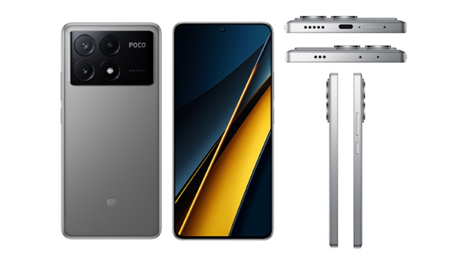 POCO - סמארטפון X6 PRO 5G גרסה 12GB+512GB צבע אפור - כולל משלוח