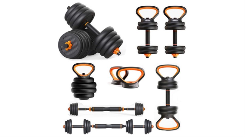 EUROLEAP - סט משקולות משולב קטלבל 20 ק''ג דגם 54356120 - כולל משלוח