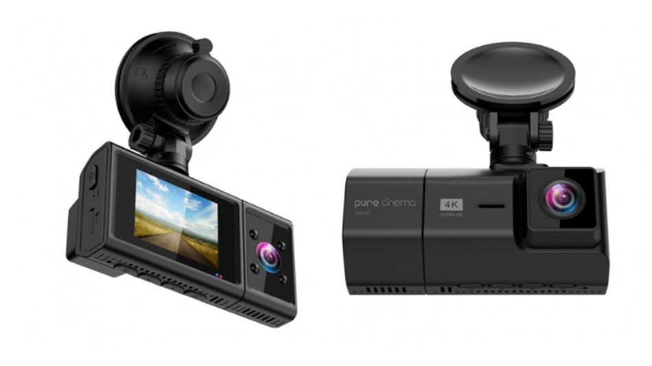 PURE CINEMA - מצלמת דרך לרכב באיכות 4K עם 2 עדשות דגם DVR-50 - כולל משלוח