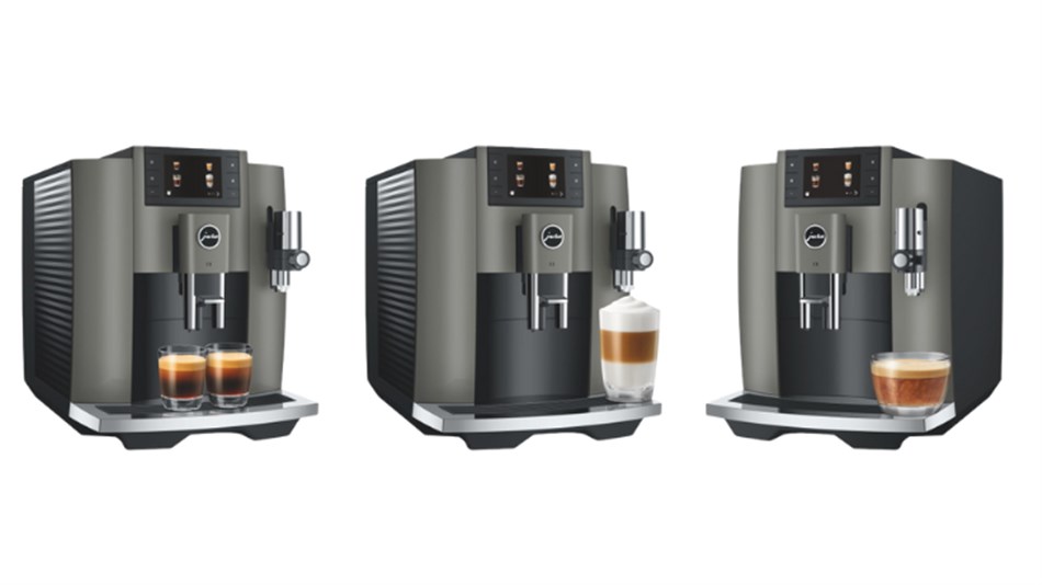 JURA - מכונת קפה דגם E8 צבע שחור INOX - כולל משלוח